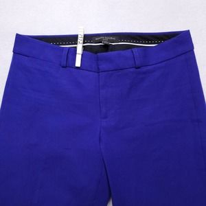 Banana Republic Casual Chino Button Zip Medium Wash Pants Womens Size 2P Blue